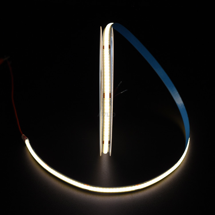 320 ضوء LED مرن COB ضوء شريط LED في 3000K / 4000K / 6500K CE و RoHS معتمد 24V / 12V