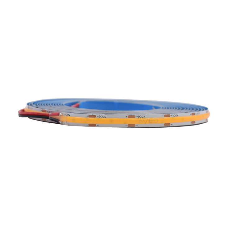 DC12V 24V ريل إلى ريل COB LED Strip Light 480 LEDs / m شريط مرن ذو كثافة عالية 3000/4000/6500K