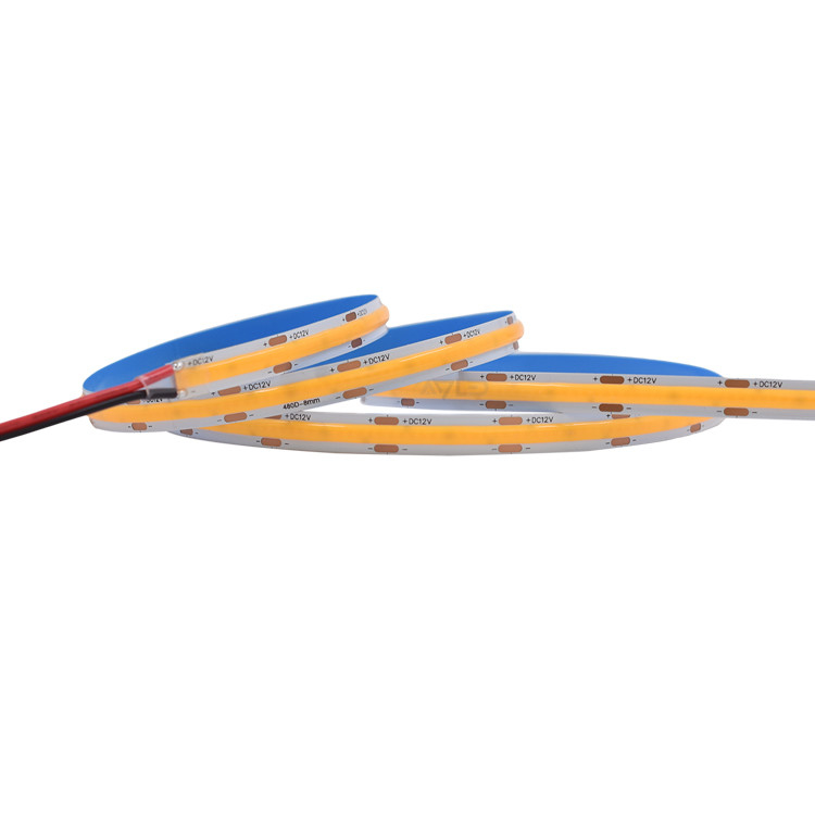 COB LED الشريط أضواء مقاومة للمياه LED flexstrip ضوء الشريط 480LEDs / M 5M / 16.4FT DC24V لفة إلى لفة LED الشريط الضوء