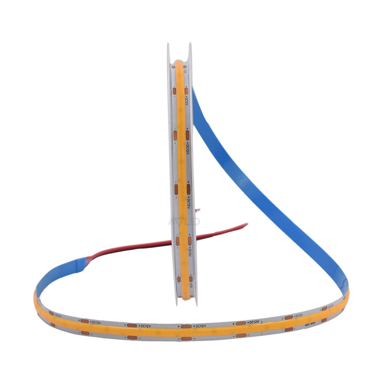 لا توجد بقعة COB ADLED LED STRIPS light ADS-DCOB-480-12-R IP65 مضاد للماء من رولي إلى رولي 5M / رول