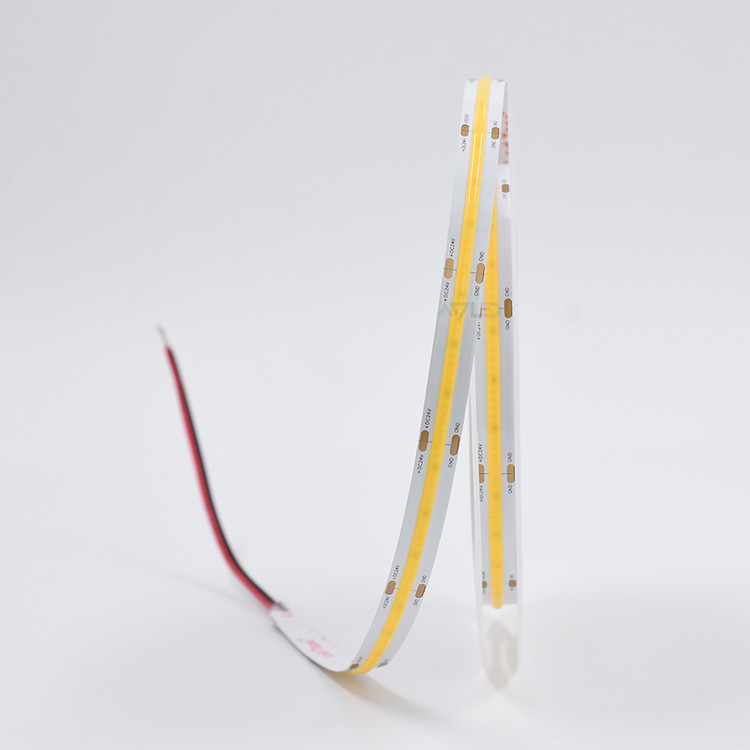 تصميم دائرة جديدة 504 LEDs / M COB LED Light Strip 12W / M 3000K 4000K 6500K