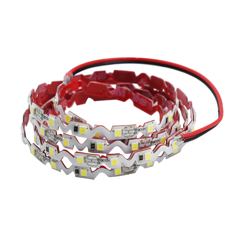 الشريط الضوئي المتحرك المتحرك من نوع 6mm 12v 24v 72 leds / m للحروف القناة المصغرة