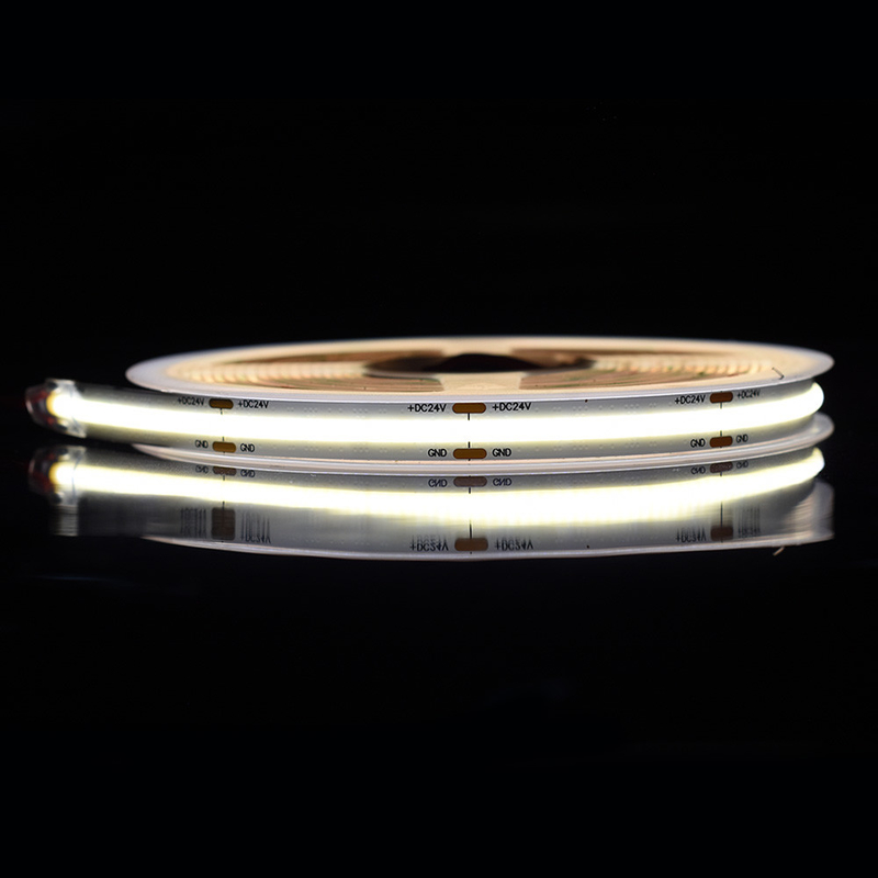شريط كوب LED مع 528 رقاقة عرض 8 ملم و 3000k 4000k و 6500k خيارات اللون للوحة الإعلانية الستارة