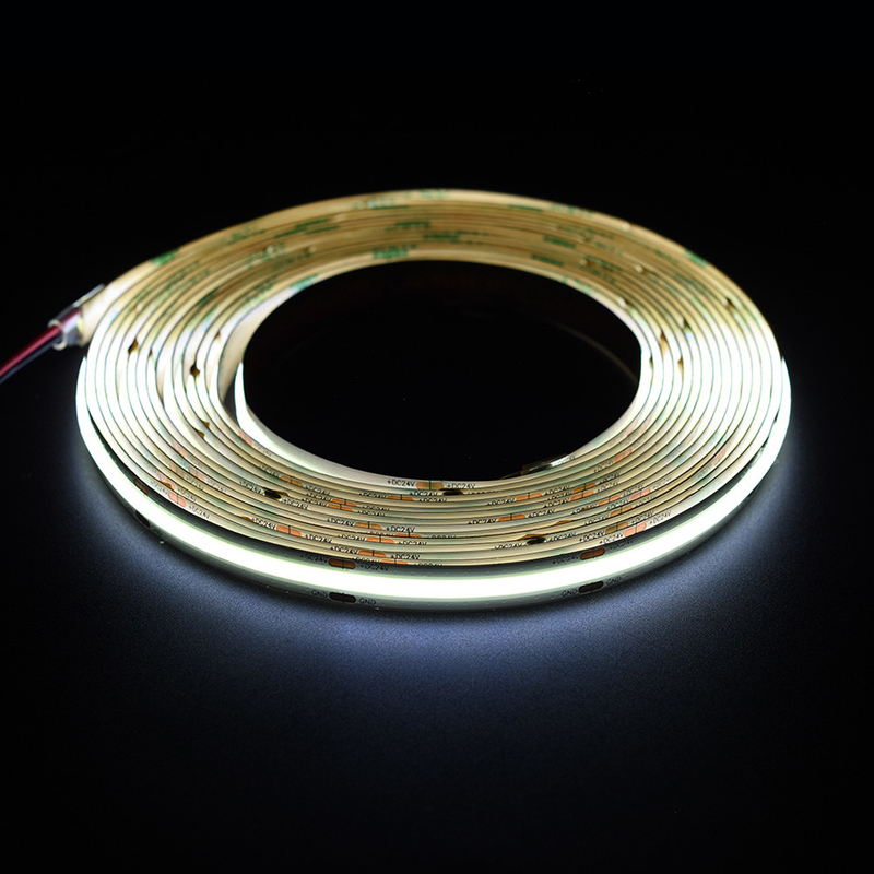 إمداد 528 رقاقة 10mm كوب LED الشريط الضوء 12V / 24V لمشاريع إضاءة الخزانة DIY