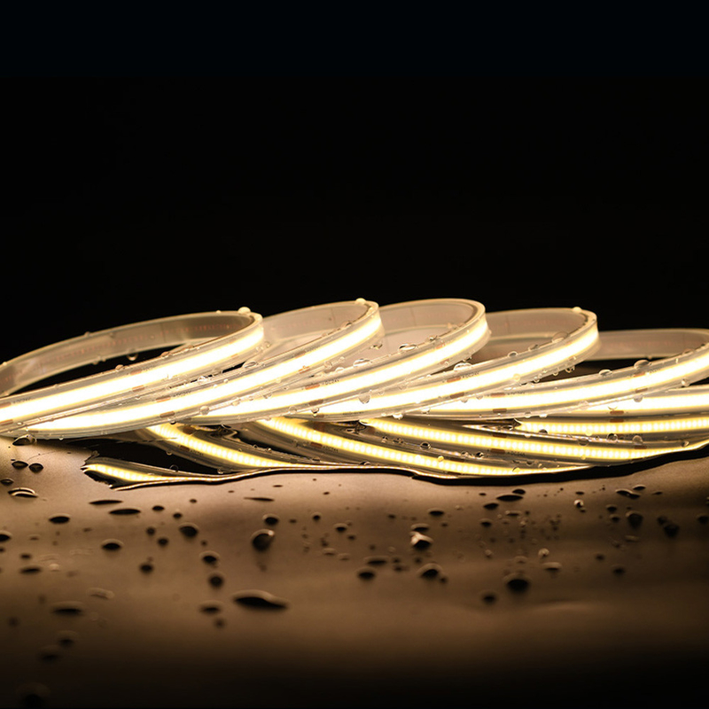 1000LM التيار الثابت COB ضوء الشريط ينحني بحرية عند 24 فولت مع 480 LED لكل متر