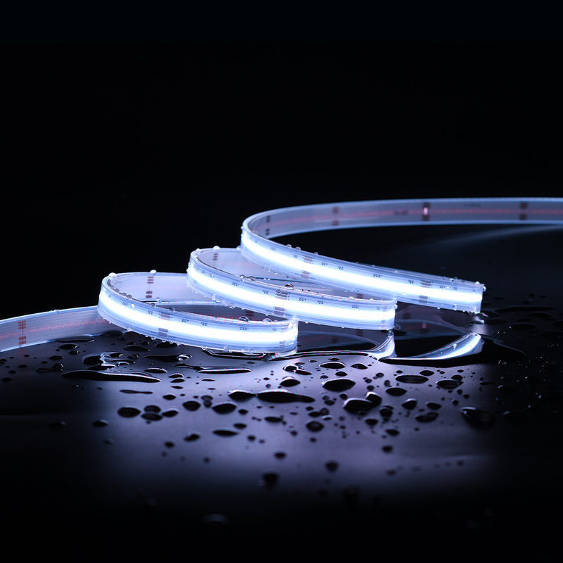 مصابيح الشريط التجارية المهنية مصنع كامل اللون RGBW مصابيح الشريط الذكية ip20 ip65 COB LED Strips