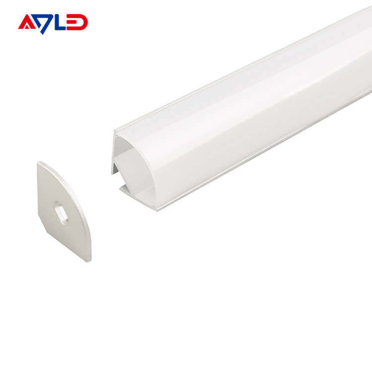 قناة ألومنيوم مدعومة للشرائط الضوئية 10.4MM شريط LED خطي رفيع الملف الألمنيوم