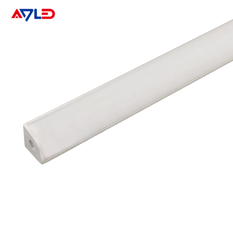قناة LED Strip Profile قناة ضوء Diffuser Corner Extrusion قناة ADP-1616B لقطة LED